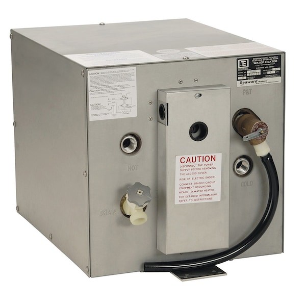 Whale Marine Whale Seaward 6 Gallon Hot Water Heater w/Rear Heat Exchanger - Galvan S650 - main